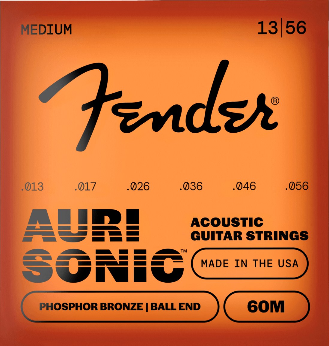 AuriSonic™ 60 Phosphor Bronze Acoustic Guitar Strings