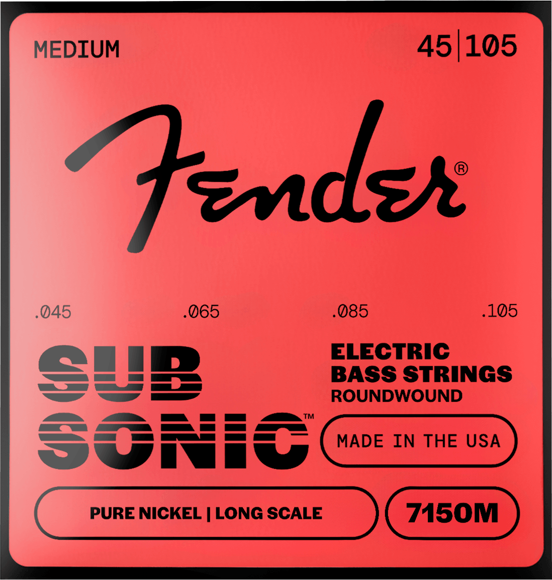 SubSonic™ 7150 Pure Nickel Bass Strings