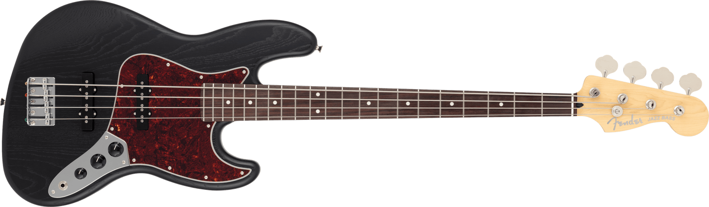 Made in Japan Limited Jazz Bass®, Raw Ash