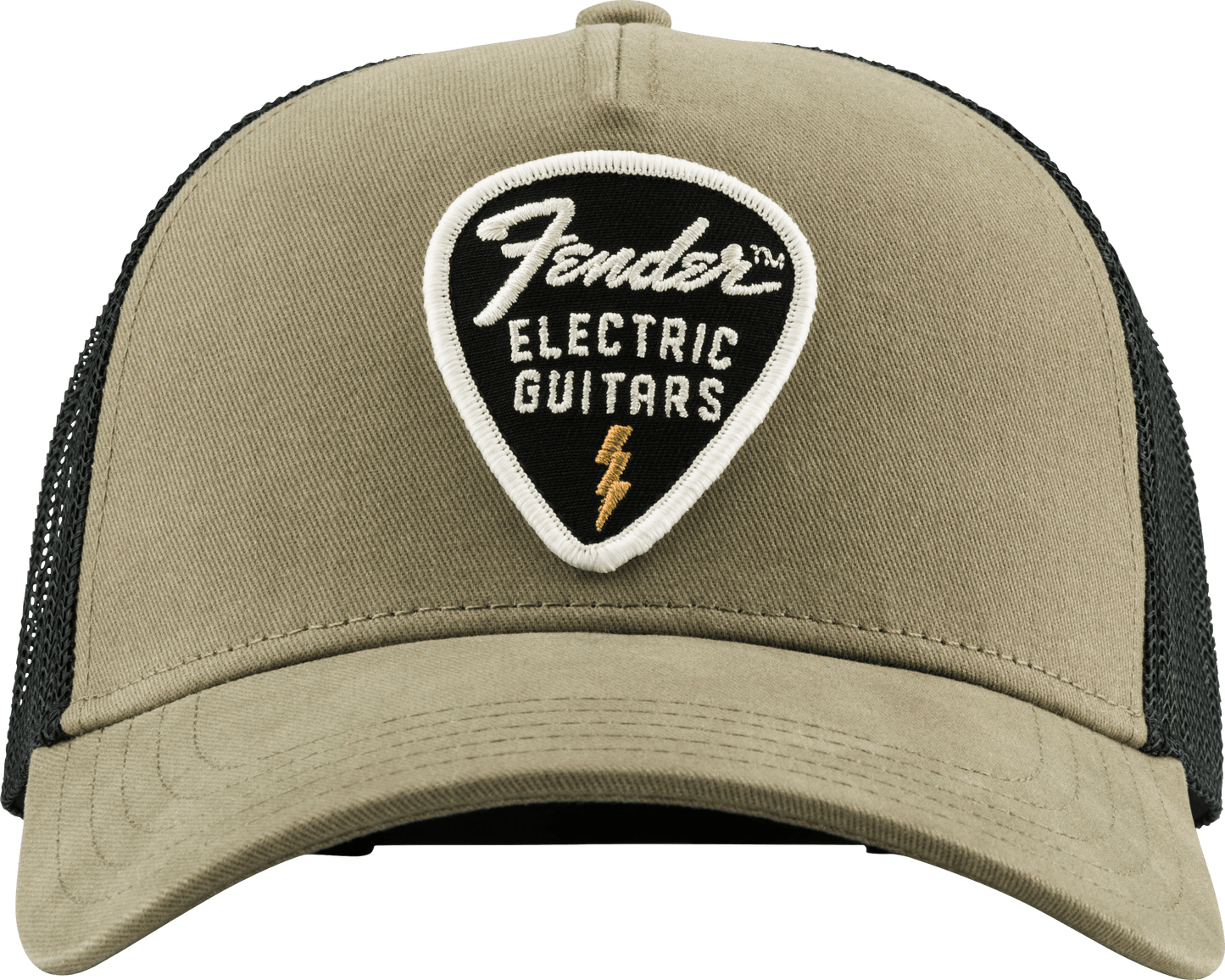 Fender® Snap Back Pick Patch Hat, Olive