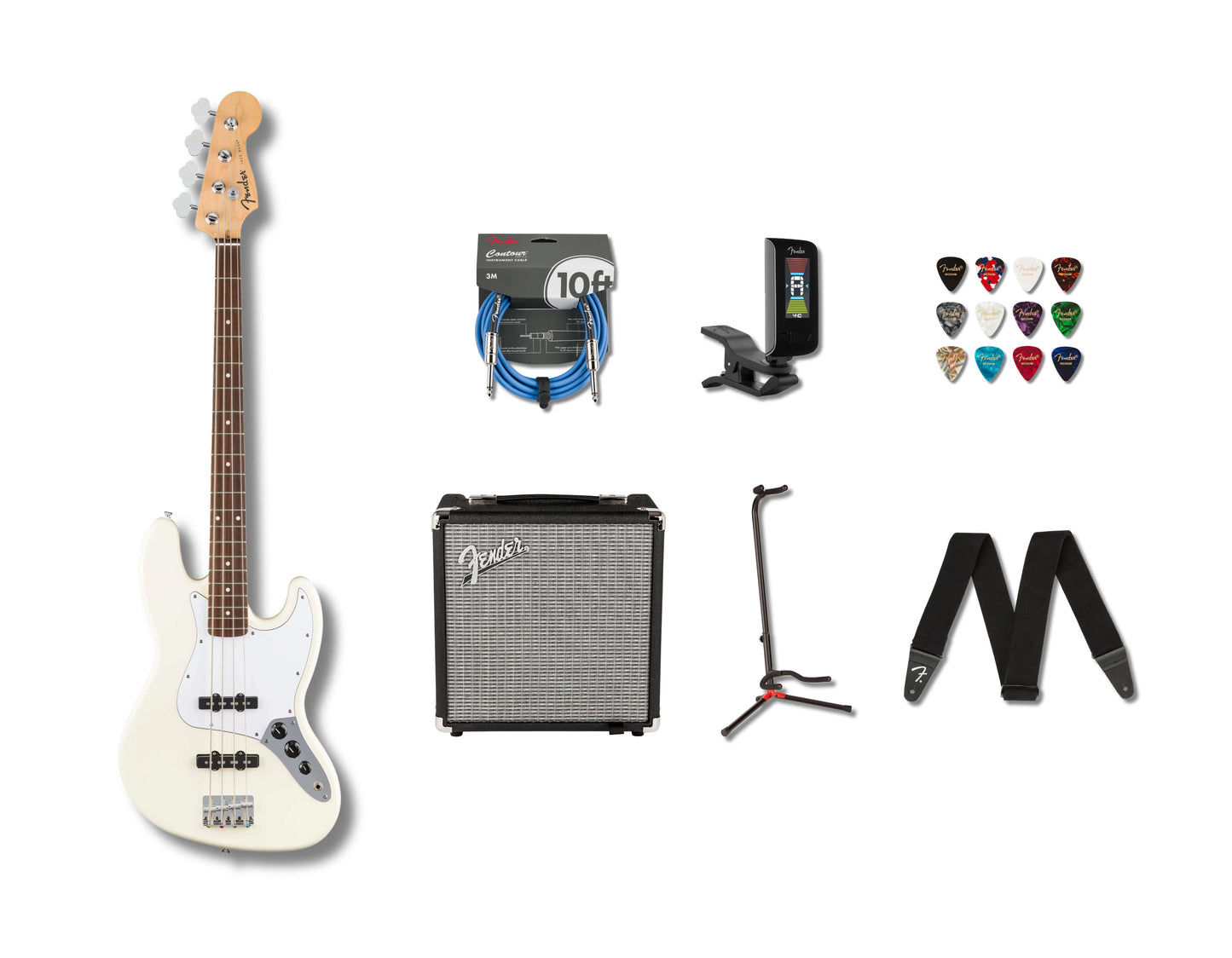 Standard Jazz Bass Beginner's Bundle