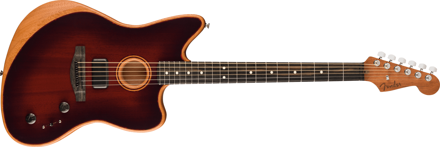 American Acoustasonic® Jazzmaster® All-Mahogany – Fender