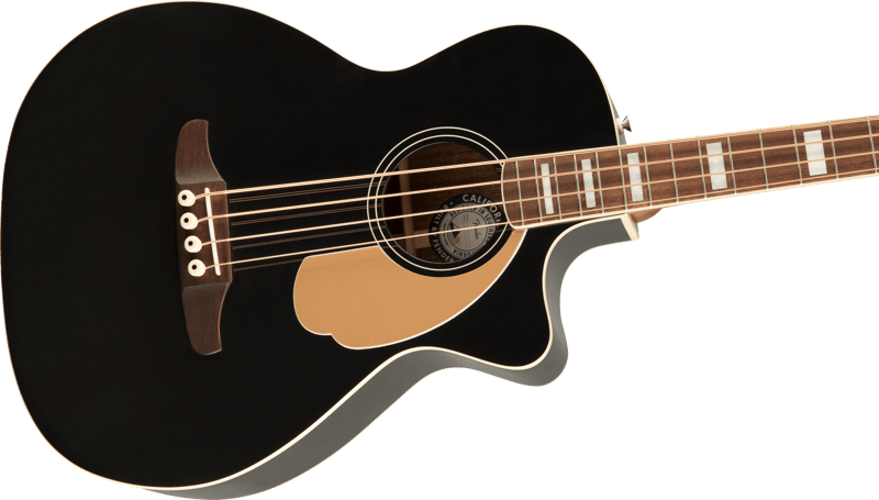 Kingman™ Bass, Walnut Fingerboard, Black – Fender