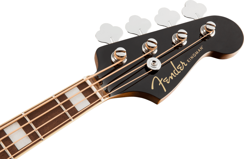 Kingman™ Bass, Walnut Fingerboard, Black – Fender