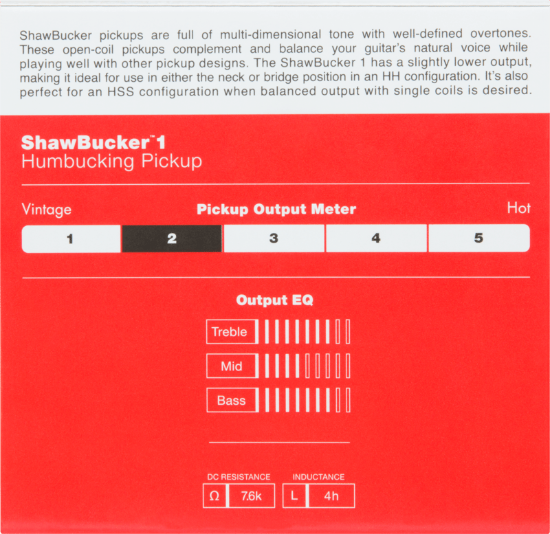 ShawBucker™ 1 Humbucking Pickup – Fender