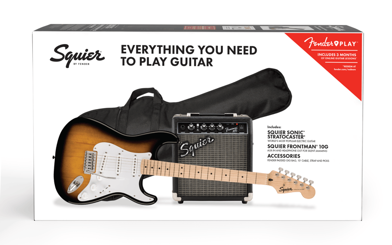 Squier Sonic® Stratocaster® Pack – Fender