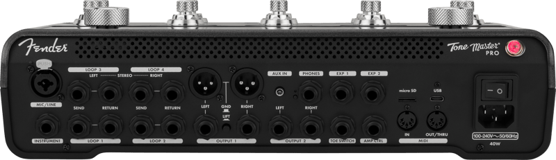 Fender Tone Master Pro&専用ペダル マルチエフェクター Tone Master® Pro – Fender