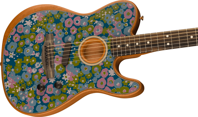 American Acoustasonic® Telecaster® Blue Flower – Fender