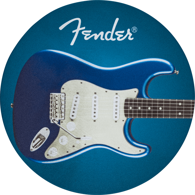 Fender™ Guitar Coaster Set, 4-Pack, Multi-Color Leather
