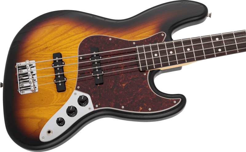 ベース Fender japan Limited Jazz bass 3 color Made in Japan Limited Jazz Bass®, Raw Ash – Fender