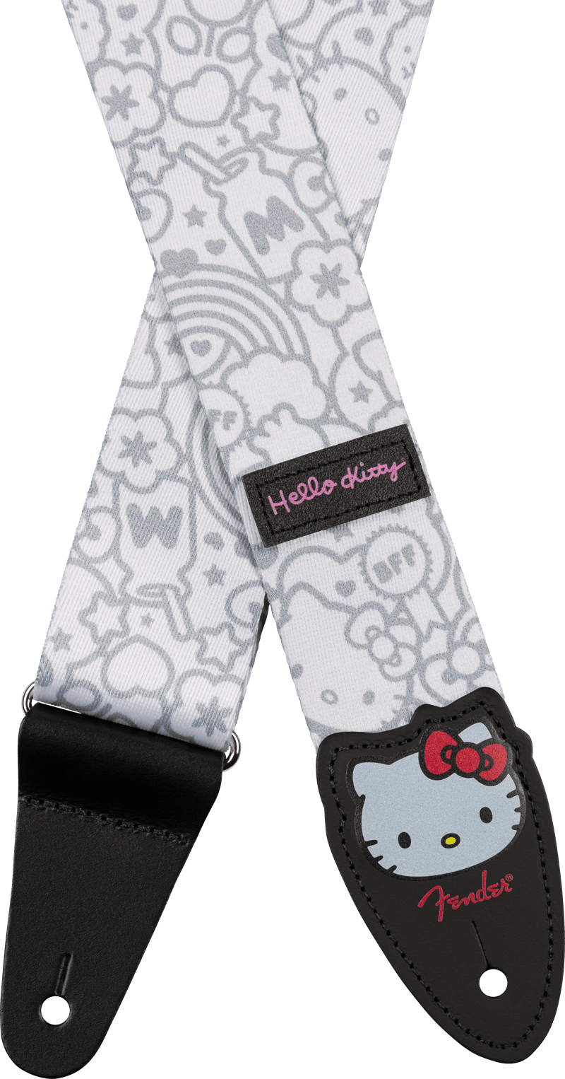 Fender® x Hello Kitty® White Poly Strap