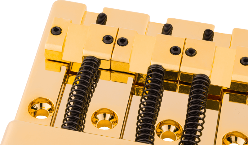 Fender® HiMass™ 4-String Bass Bridge Assembly With Zinc Saddles