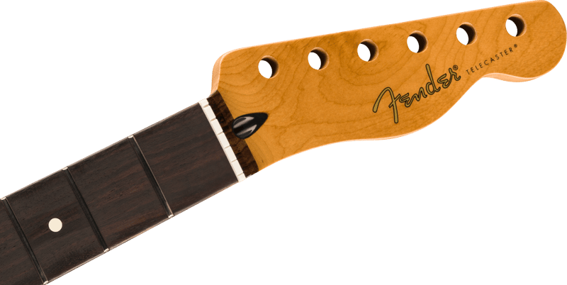 Satin Roasted Maple Fat Telecaster® Neck, 22 Medium Jumbo Frets