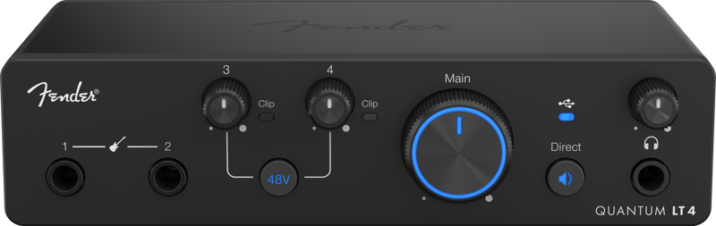 Quantum LT 4 USB-C Audio Interface – Fender