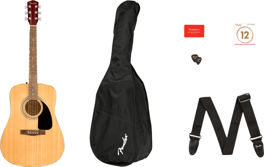 Fender　CD-60S Dreadnought CD-60S Dreadnought Pack V2, Natural – Fender