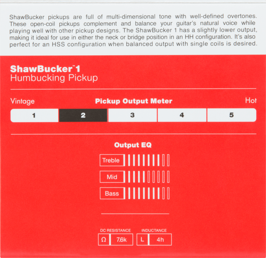 ShawBucker™ 1 Humbucking Pickup – Fender