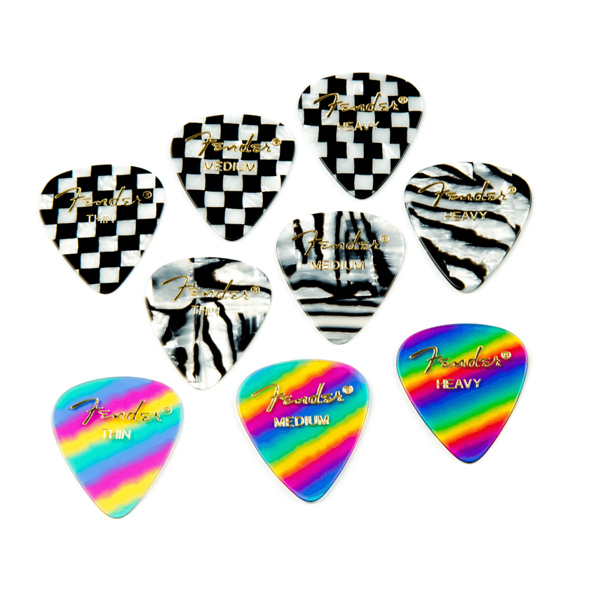 Graphic Picks, 351 Shape - 12 Pack – Fender