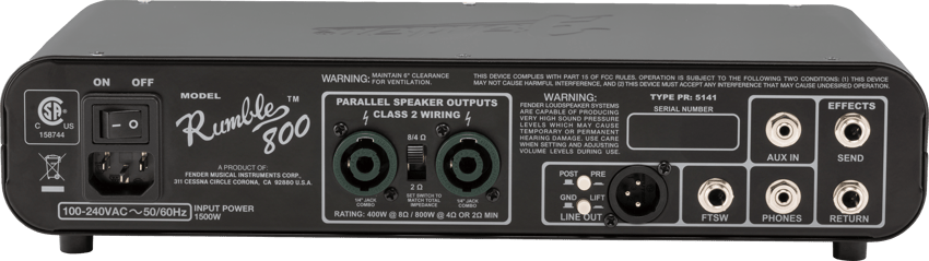 Rumble™ 800 HD – Fender