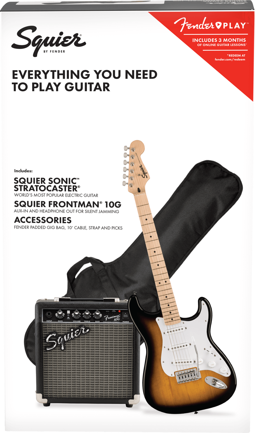 Squier Sonic® Stratocaster® Pack – Fender