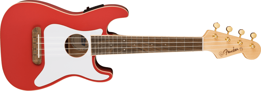 Limited Edition Fullerton Strat® Uke, Fiesta Red – Fender