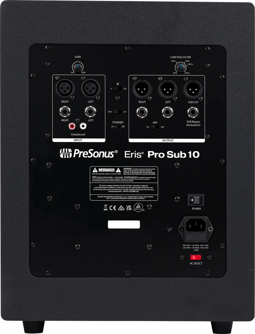 Eris® Pro Sub 10 – PreSonus