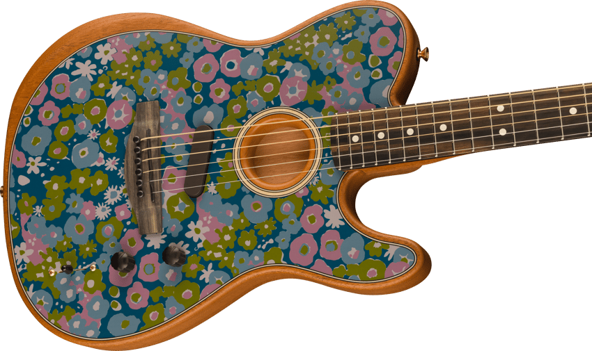 American Acoustasonic® Telecaster® Blue Flower – Fender
