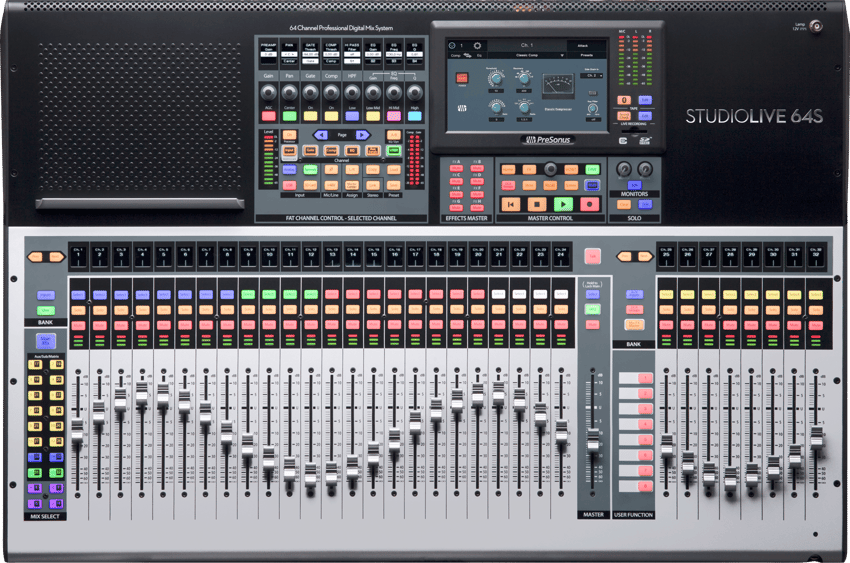 StudioLive® 64S Digital Console Mixer – PreSonus