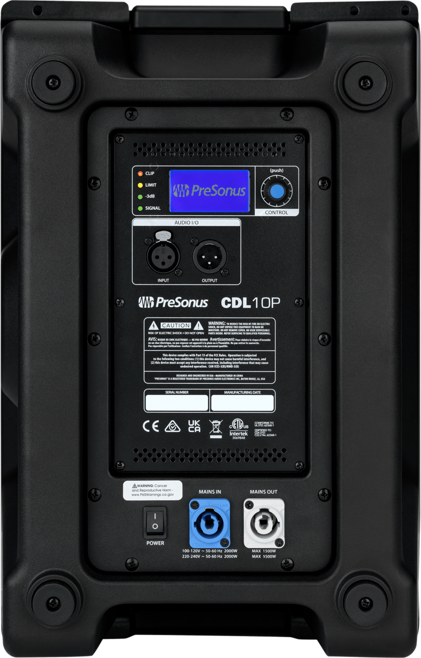 CDL10P Constant Directivity Sound Reinforcement Loudspeaker – PreSonus
