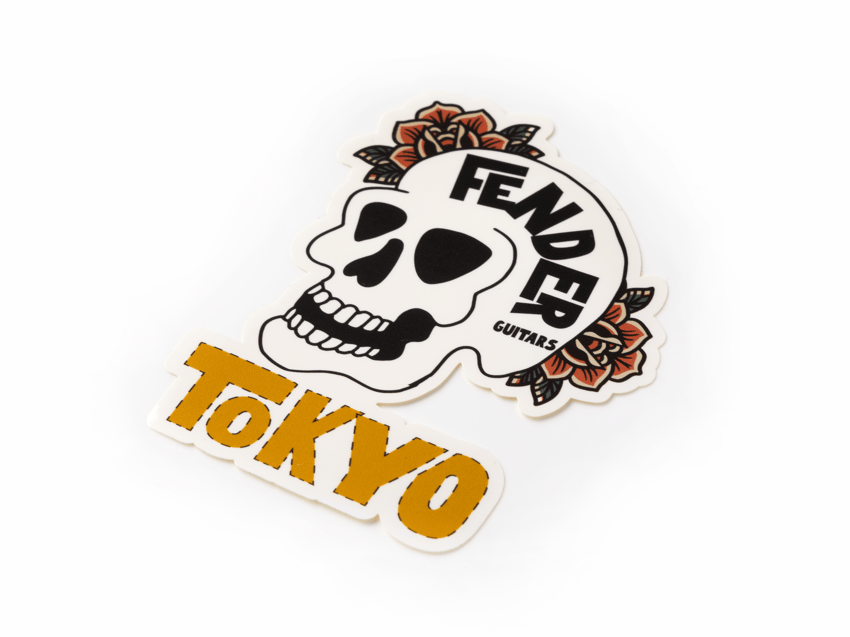 Tokyo Sticker Skull – Fender