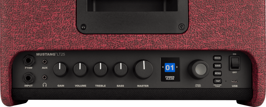 Mustang® LT25, Wine Red – Fender