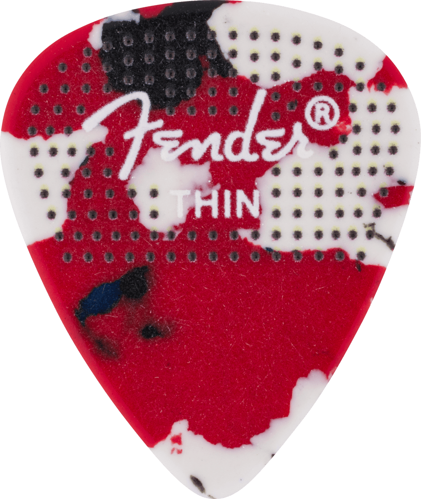 Dotted Celluloid Picks, 351 Shape - 12 Pack – Fender