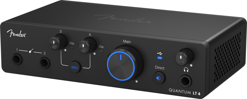 Fender Quantum LT 4 オーディオインターフェース Quantum LT 4 USB-C Audio Interface – Fender