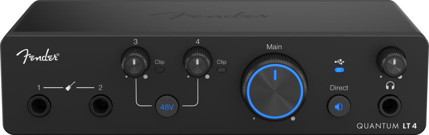 Quantum LT 4 USB-C Audio Interface – Fender