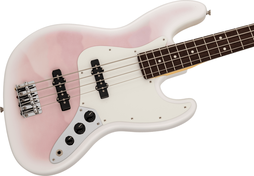 Made in Japan Hybrid II 2026 Collection Jazz Bass® Misty Satin