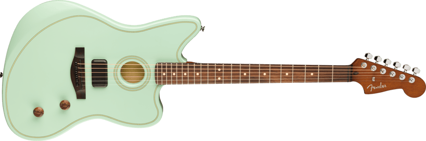 ギター Fender Acoustasonic Standard Jazzmaster Limited Edition Acoustasonic® Standard Jazzmaster®, Surf Green