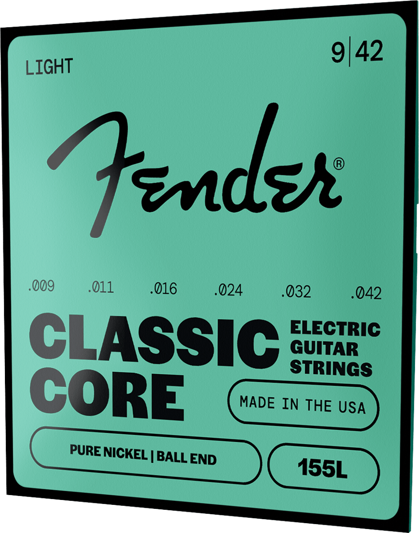 Classic Core 155 Pure Nickel Guitar Strings – Fender