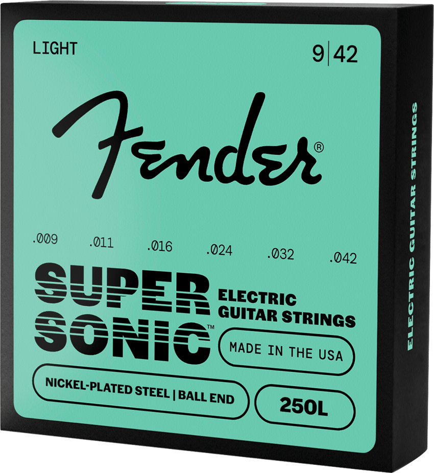 SuperSonic™ 250 Nickel-Plated Steel Guitar Strings (3-Pack) – Fender