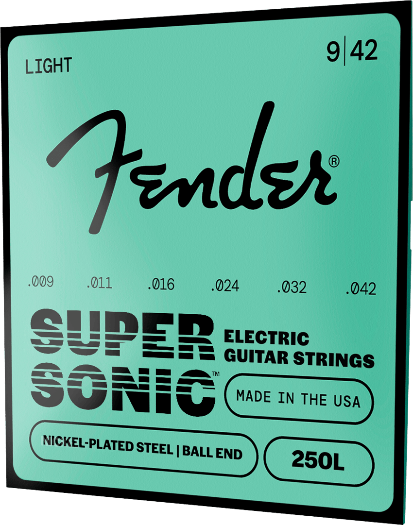 SuperSonic™ 250 Nickel-Plated Steel Guitar Strings – Fender