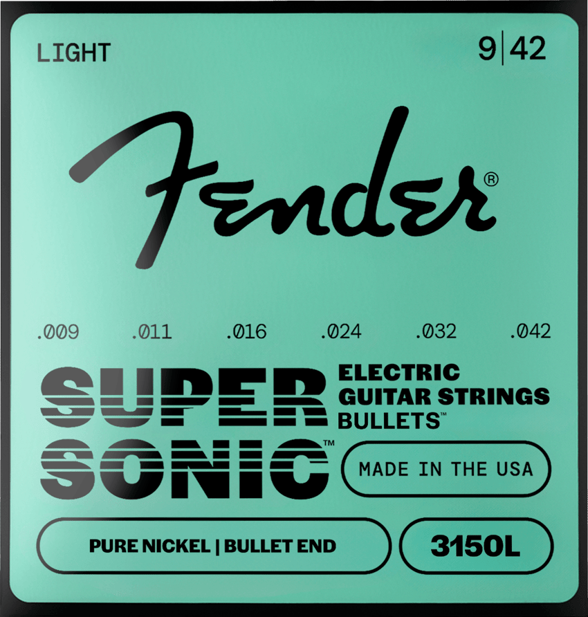 SuperSonic™ Bullets™ 3150 Pure Nickel Guitar Strings – Fender