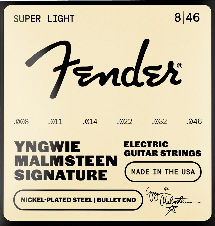 Yngwie Malmsteen Signature Electric Guitar Strings – Fender