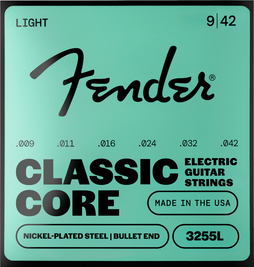 Classic Core 155 Pure Nickel Guitar Strings – Fender