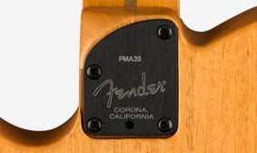 Limited Edition American Acoustasonic® Telecaster®, Channel-Bound Neck, Aqua Teal Fabriquée en Californie