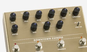 Downtown Express Bass Multi-Effect Pedal TOURTAUGLICHE BAUWEISE