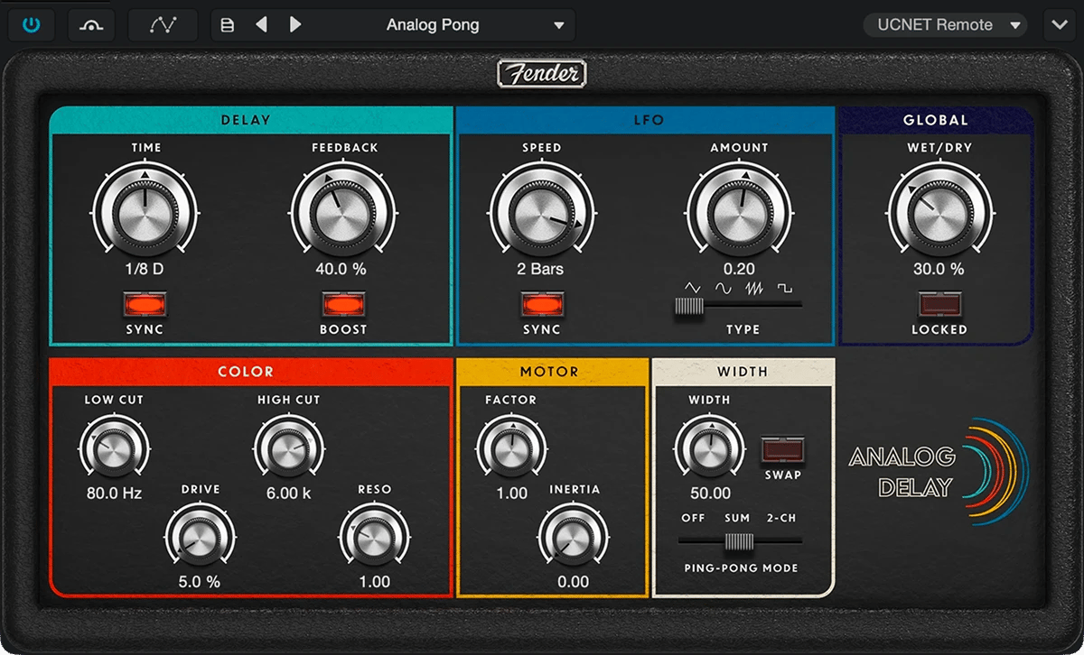 Fender Studio Pro - Plug-ins
