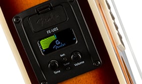 Fullerton Strat® Uke FENDER-DESIGNED PREAMP SYSTEM