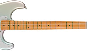 H.E.R. Stratocaster® ONE-PIECE MAPLE NECK WITH 9.5” RADIUS FINGERBOARD