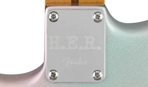 H.E.R. Stratocaster® H.E.R. CUSTOM NECK PLATE