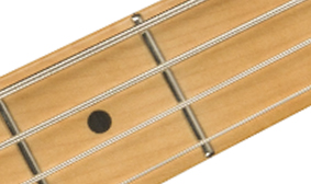 Player Plus Active Precision Bass® 12” RADIUS FINGERBOARD WITH ROLLED EDGES