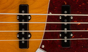 American Professional II Jazz Bass® Fretless V-MOD II PICKUPS