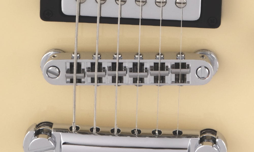 USA Signature Gus G. Star TONEPROS® ADJUSTABLE TUNE-O-MATIC STYLE BRIDGE WITH ANCHORED GOTOH® STOP TAILPIECE